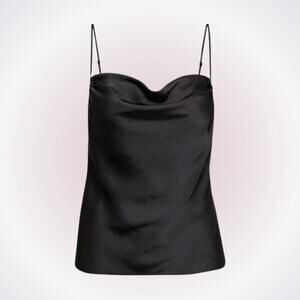 Wilfred Black “Allusion” Cowl Neck Tank | Sz S